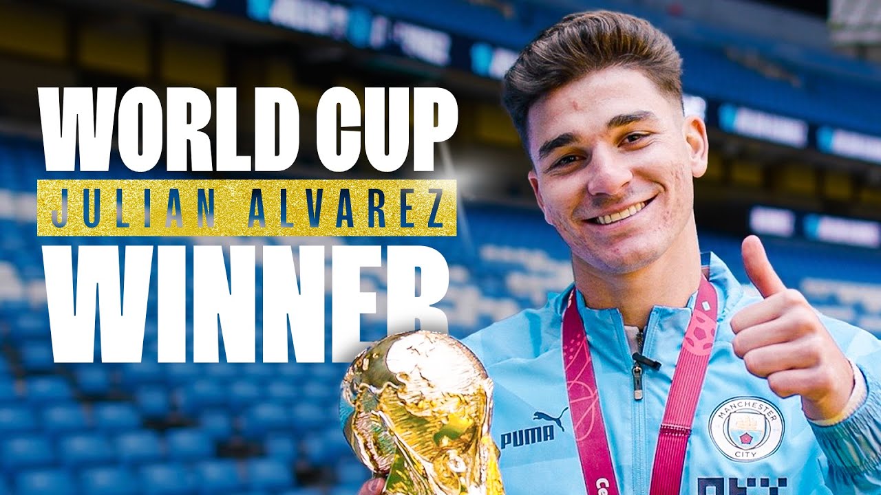 JULIAN ALVAREZ WORLD CUP WINNER | "Messi was my idol!"