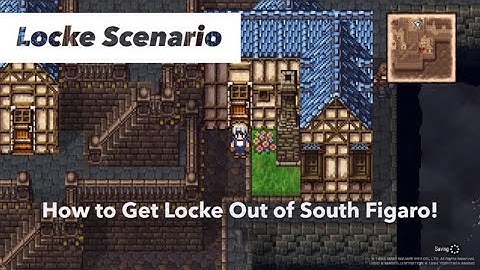 Final Fantasy VI Pixel Remaster|Locke Scenario How to Get Out from South Figaro #shorts #videogames