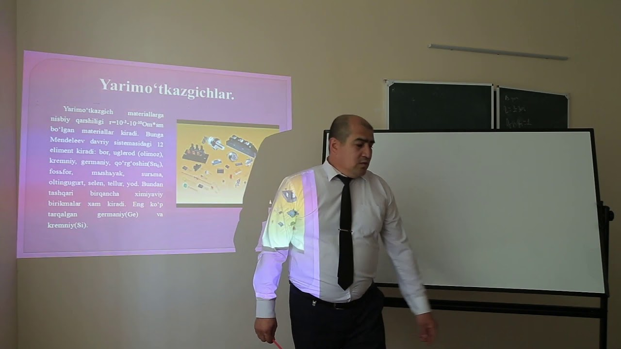 Dielektriklar, yarim o'tkazgichlar va o'tkazgichlar