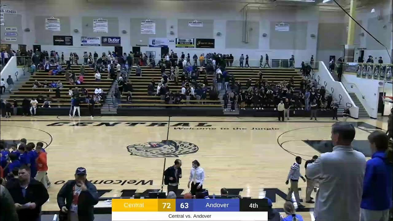 Boys Varsity Basketball Andover Central vs. Andover YouTube