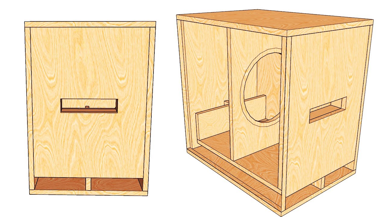 10" BANDPASS SUBWOOFER PLAN YouTube