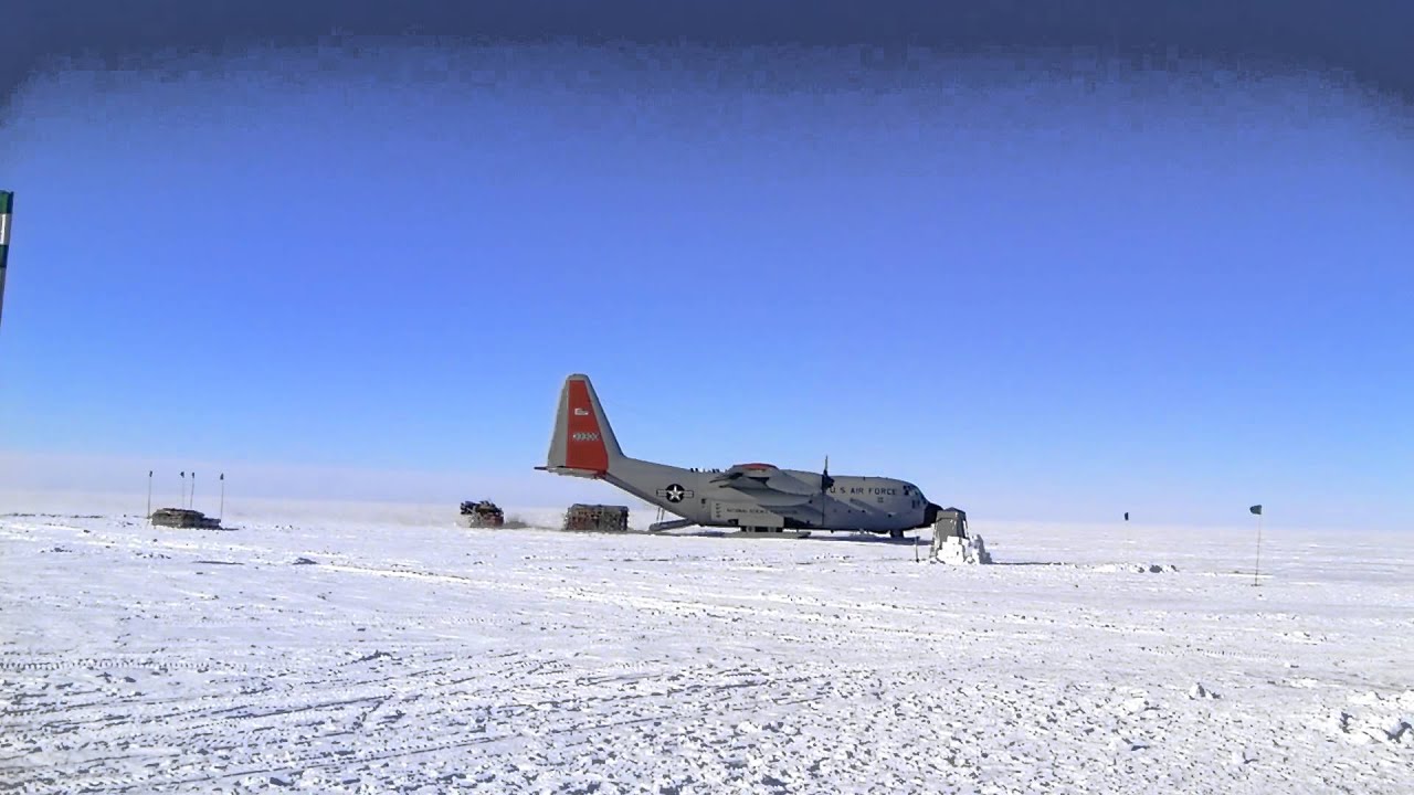 Herc Combat Offload -- Whillans Ice Stream, 10 Dec 2011