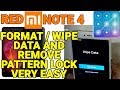 How to Wipe Data and Remove Pattern Lock in Xaomi Redmi Note 4