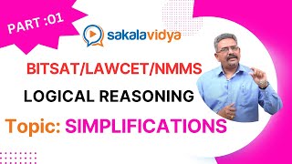 LOGICALREASONING-02||SIMPLIFICATIONS||BIT SAT/NMMS/LAWCET/SSC/UPSC/TSPSC &other competitive exams