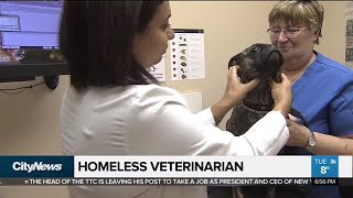 Veterinarian dr. nadia hirani has started treating the pets of
homeless people living at fred victor — only shelter in toronto
that's pet-friendly. a...