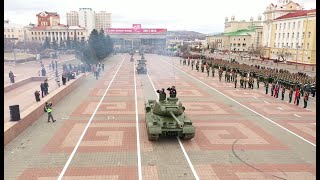 В Улан-Удэ прошла генеральная репетиция парада ко Дню Победы