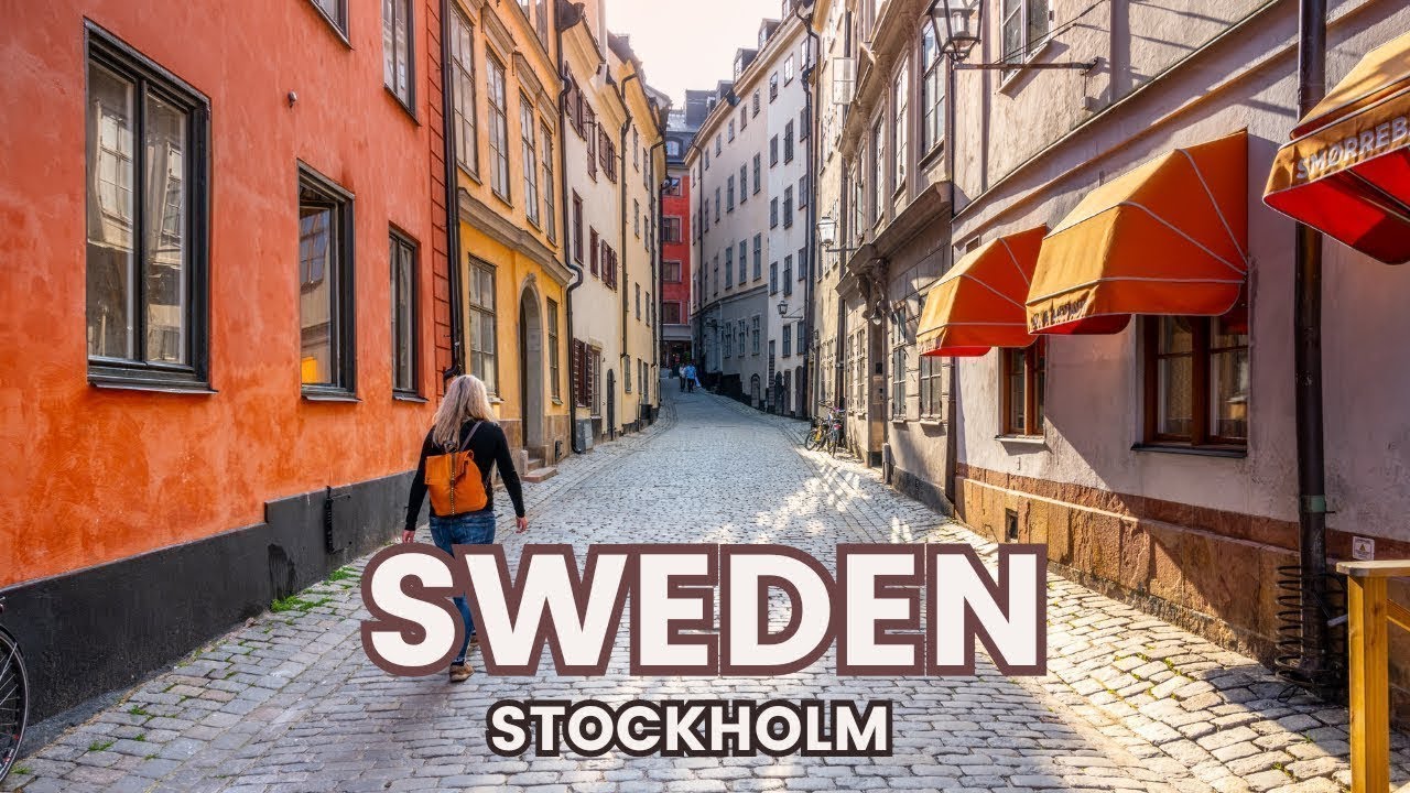 Stockholm, Svezia | Via Trångsund | Tour Culturale e Museale 4K