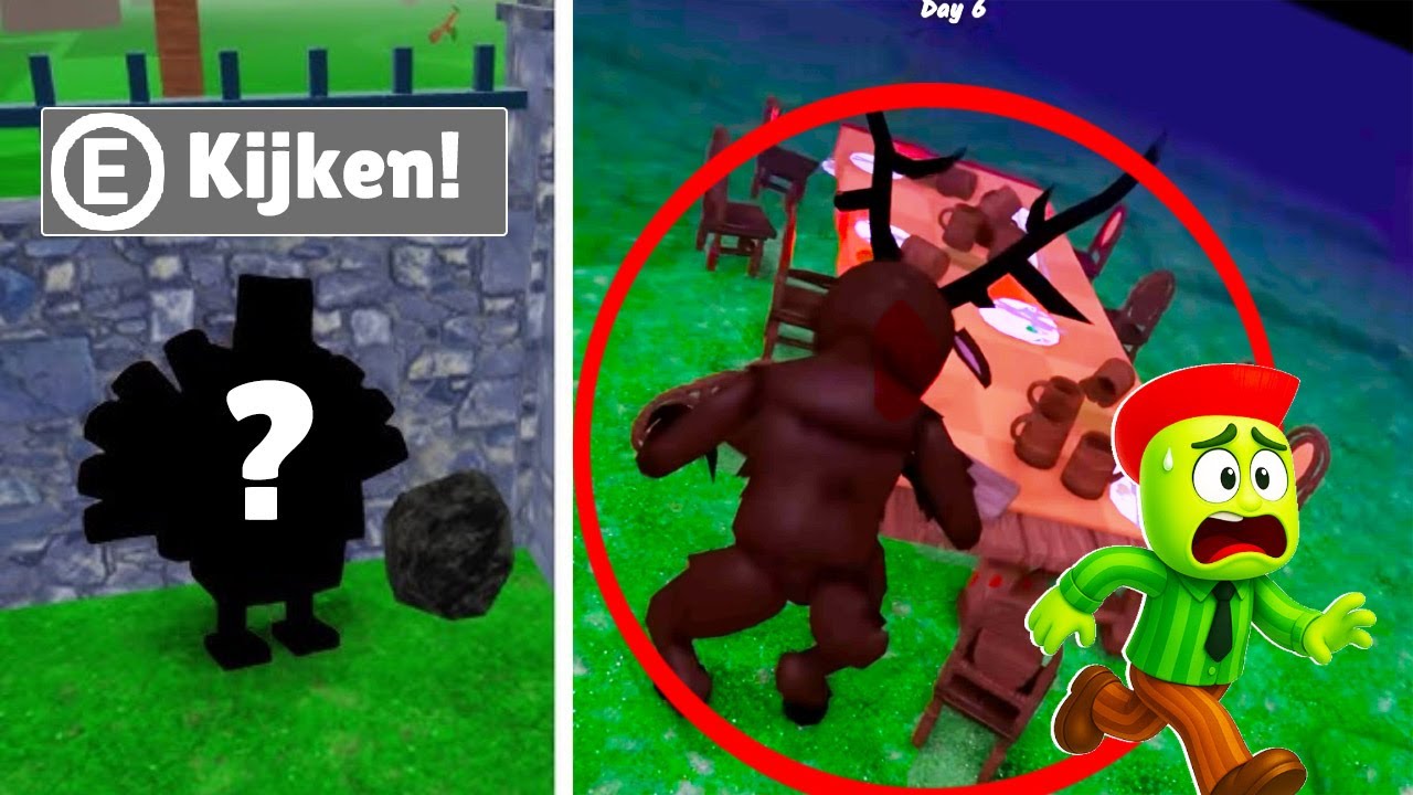 Job Speelt Thanksgiving Update In 99 Nachten In Het Bos... In Roblox!