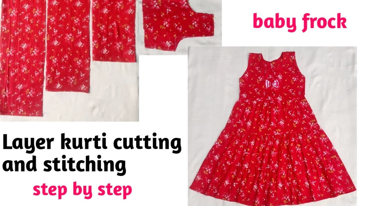 baby frock /cute baby girl frock 1 year / frock kaise banaye/ baby dress  cutting and stitching - YouTube