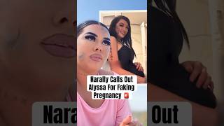 Narally Calls Out Alyssa For Faking Pregnancy #shorts #narally #younglo #viralshorts