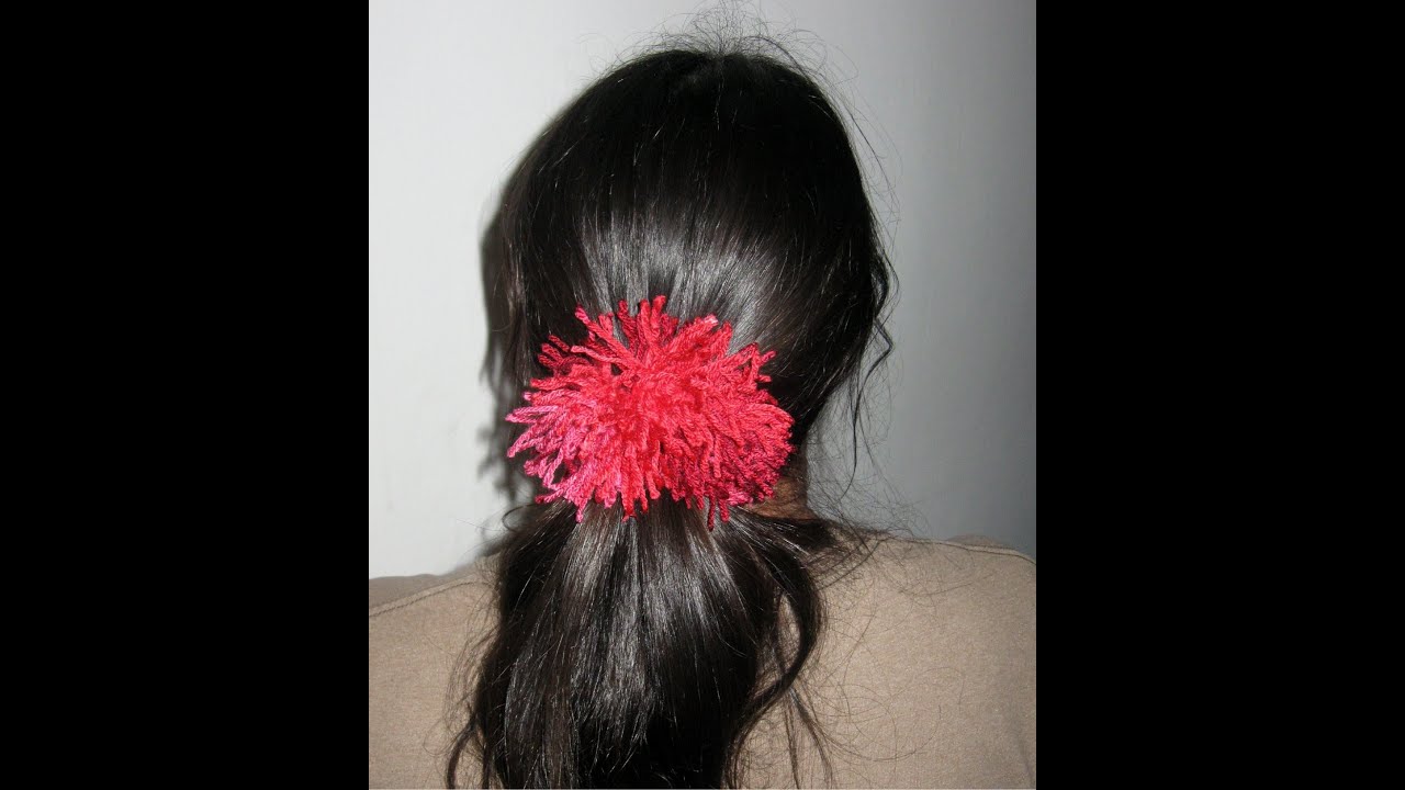 Shaggy Crochet Scrunchie Tutorial - Crochet  Hair accessories Tutorial