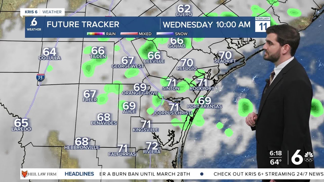 Partly Cloudy skies with a shower or two possible as we head into ...