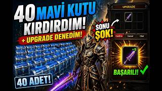 40X MAVİ KUTU KIRDIRDIM! 😱 SONU ŞOK!* BU KADARINA BEN DE İNANMADIM! (40 Mavi Kutu + Upgrade)ZERO