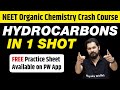 HYDROCARBONS in 1 Shot - All Concepts, Tricks & PYQs Covered | Class 11 | NEET