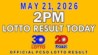 2pm Lotto Result Today May 21 2026 Swertres 3D Lotto Ez2 2D Lotto PCSO