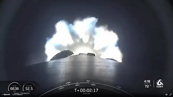 SpaceX launches Falcon 9 rocket from Vandenberg Space Force Base late Monday