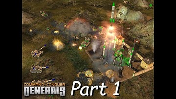 Command And Conquer: Generals (PC) Walkthrough. Part 1 Training