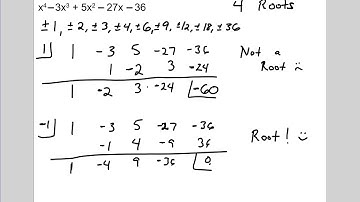5.5 - Zeros of Polynomial Functions