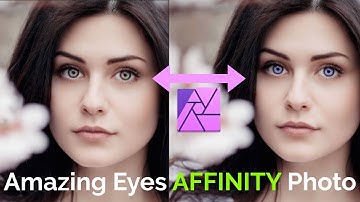 Affinity Photo Amazing Eyes tutorial tips and effects