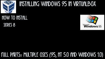 OBS Virtualbox Windows Multiple OSes How to Install FULL PARTS