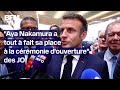 JO de Paris: pour Emmanuel Macron, Aya Nakamura a "tout à fait sa place" à la cérémonie d