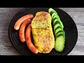 Кабачковый рулет за 5 минут. Вкусный завтрак на скорую руку