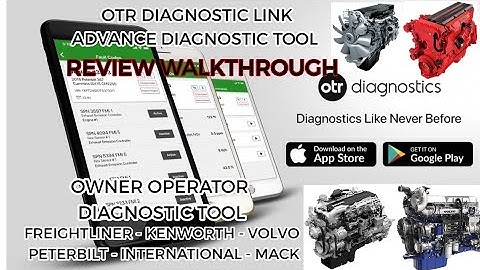 OTR diagnostic link advance diagnostic tool for heavy duty vehicle and engine walk through functions