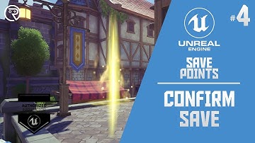 Unreal Engine 4 Tutorial - Save Points Part 4: Save Dialogue