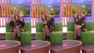Lauren Laverne - Sheer Dotted Tights