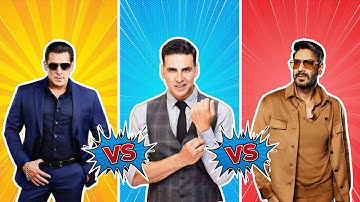 Salman Khan VS Akshay Kumar VS Ajay Devgan Top 10 Highest collection movies Comparison
