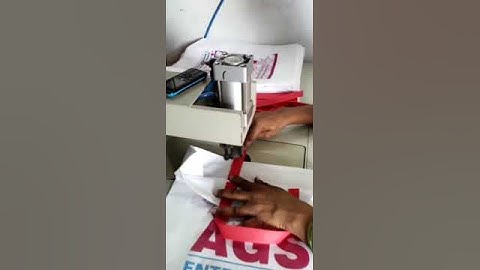 Non woven bag manual loop handle punching machine  8447058202