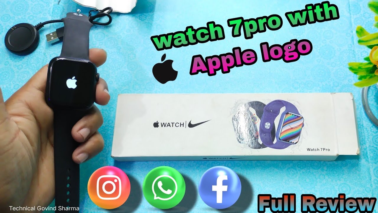 Watch 7pro With apple logo activate 🔥Best smartwatch under budget 🔥🔥⌚