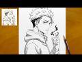 Drawing Yuji Itadori | Jujutsu Kaisen Anime Art Sketch