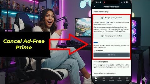 How to cancel your Amazon Prime Video ad free subscription