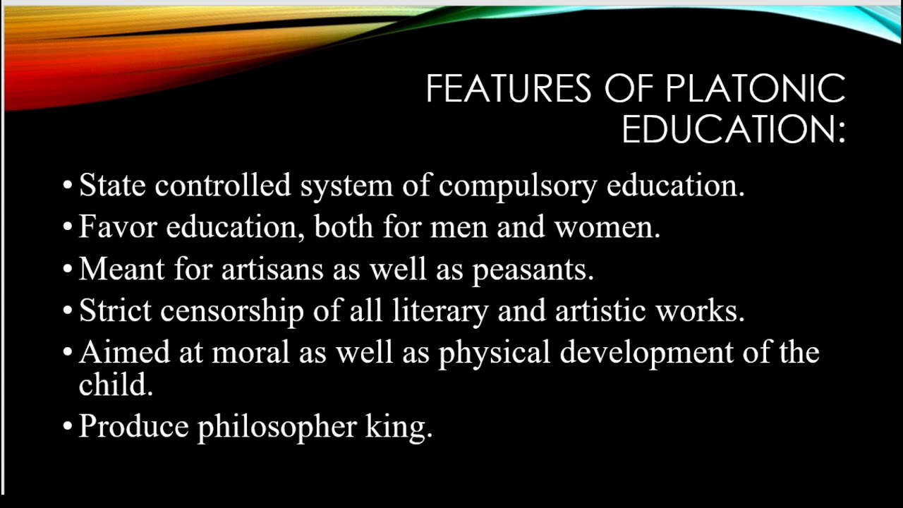 critically evaluate plato's theory of education