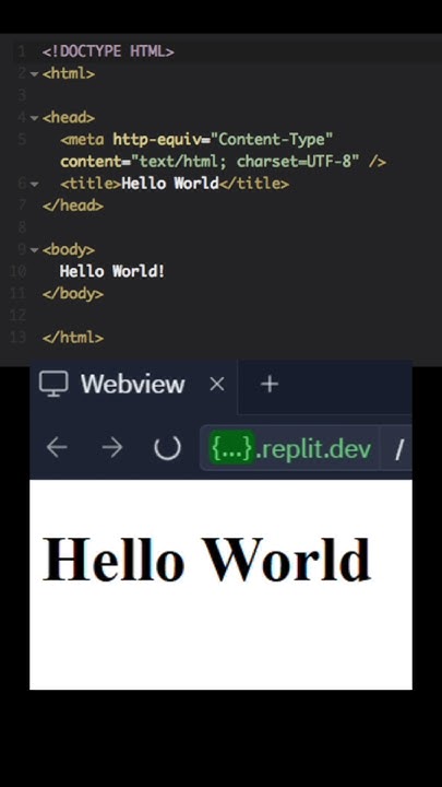 html hello world code #html #code #programming #fun #shorts - YouTube