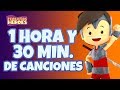 1 HORA Y 30 MINUTOS DE CANCIONES CON PEQUEÑOS HEROES 🎤- Canciones infantiles