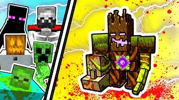 Jungle Abomination Vs. Mutant Monsters in Minecraft