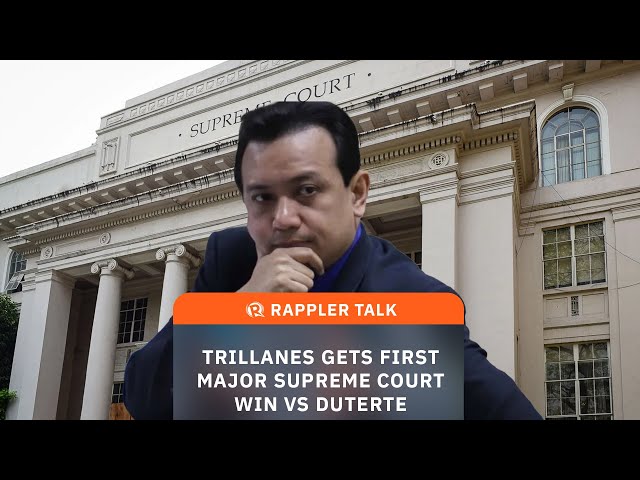 Rappler Talk: Trillanes gets first major Supreme Court win vs Duterte class=