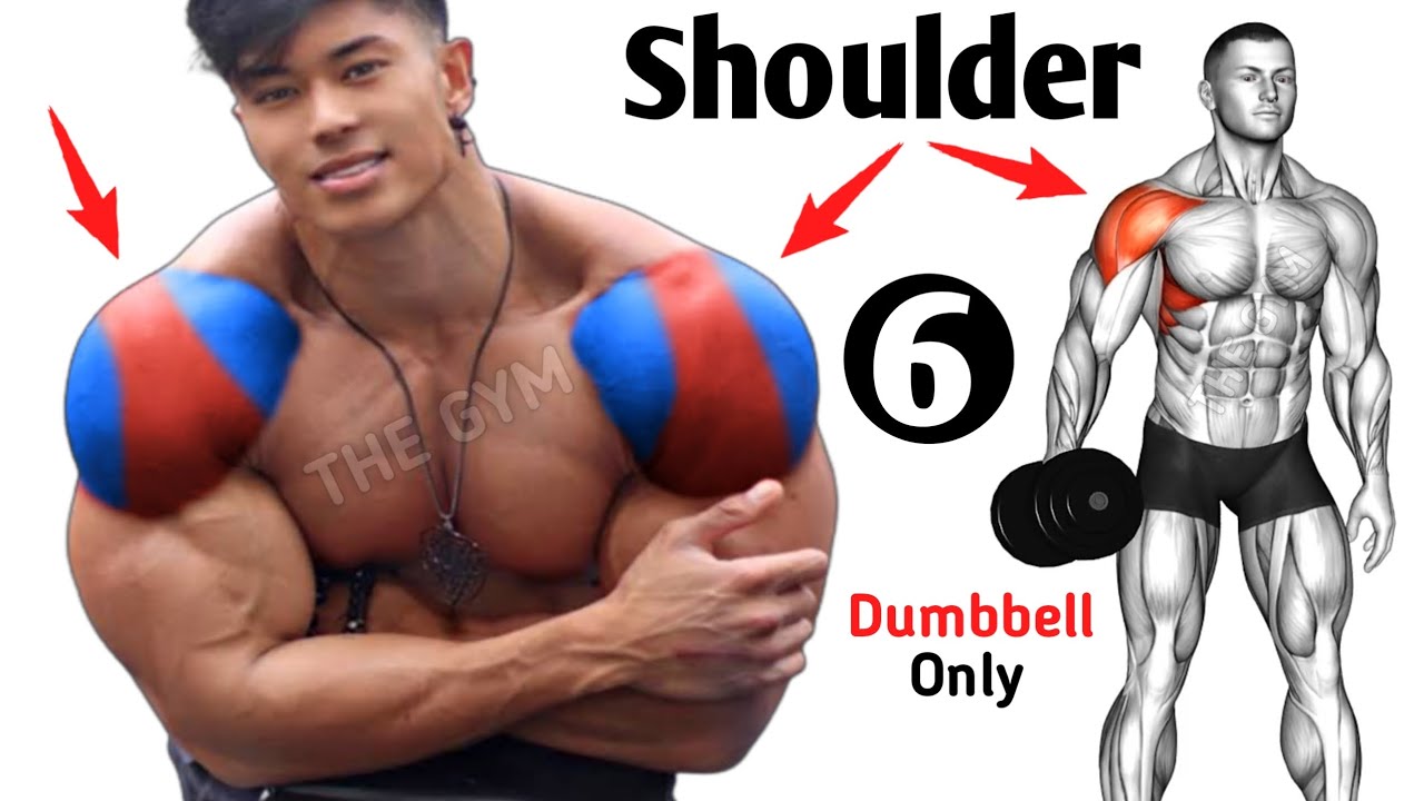 6 Big Shoulder Workout With Dumbbells - Shoulder Workout - YouTube