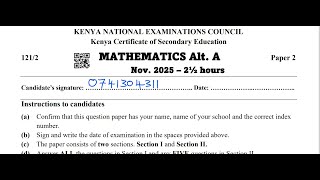 QTN 2 KCSE 2025 MATHEMATICS PAPER 2 (ERRORS AND APPROXIMATION)