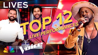 The Best Live Performances From The Top 12 The Voice Nbc