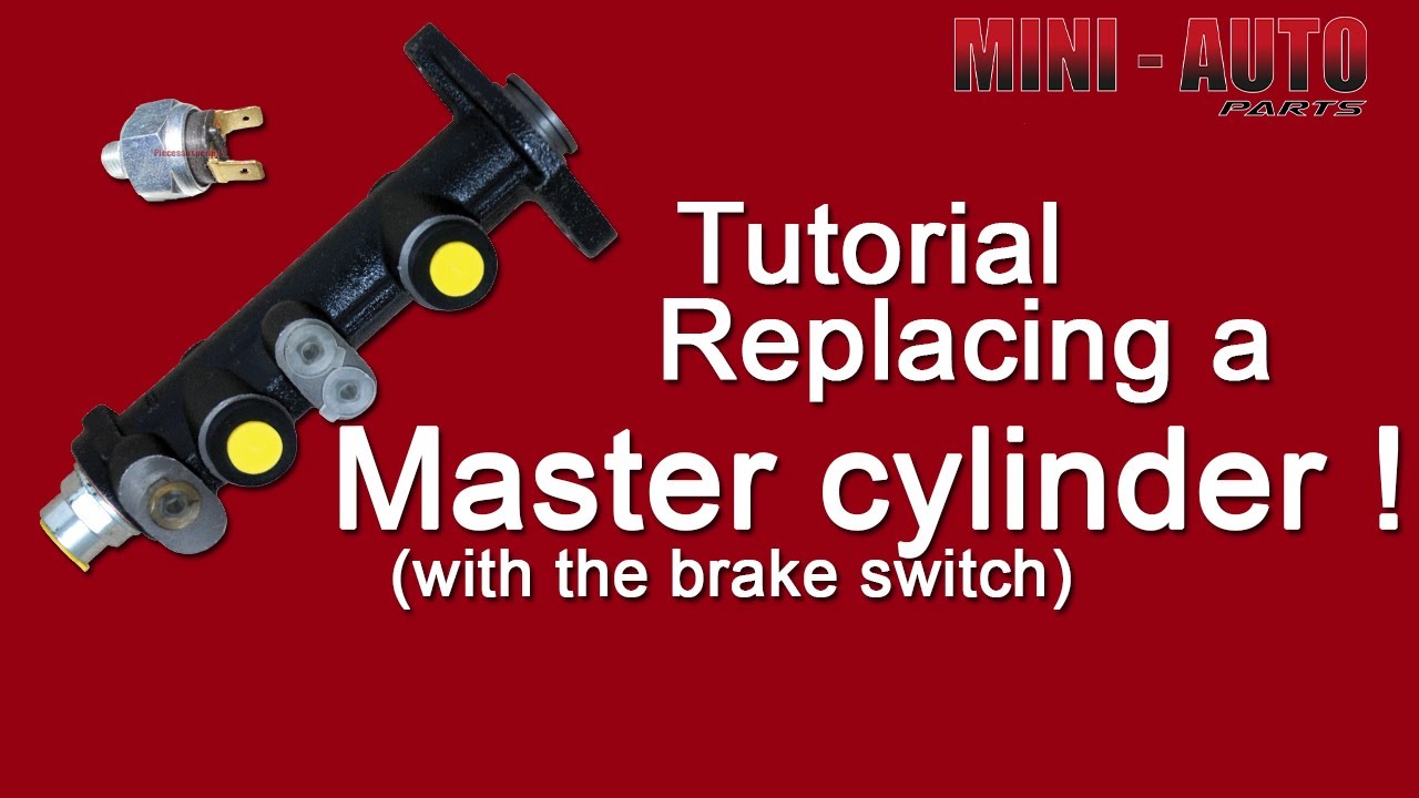 TUTORIAL : replacing a master cylinder ! - YouTube