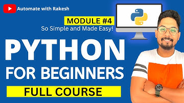 Python for Beginners - Full Course Module 4