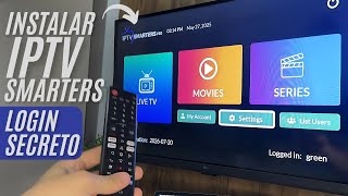 Instalar/Configurar IPTV SMARTERS PRO nas TVs Samsung ou LG (LOGIN SEM MENSALIDADE)