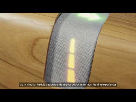 A glimpse into the future of automotive interior lighting with ALIYOS™ LED-on-foil technology - video from OSRAM