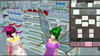 Pix E Flutter And Crumb Cookies Sugar Go To U Mart Store In Sakura School Simulator