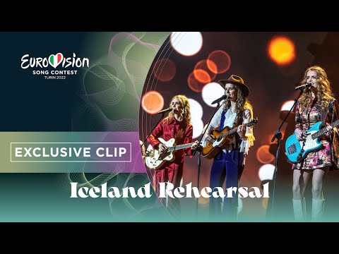 Systur - Me Hkkandi Sl - Exclusive Rehearsal Clip - Iceland ?? - Eurovision 2022