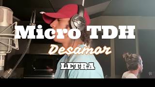 Micro TDH // Desamor // Letra