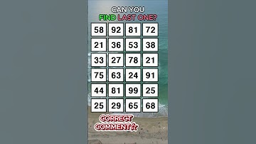 GENIUS CAN FIND ALL! Find 3 pairs of identical numbers/Dementia Prevention Quizzes/Tests.No168